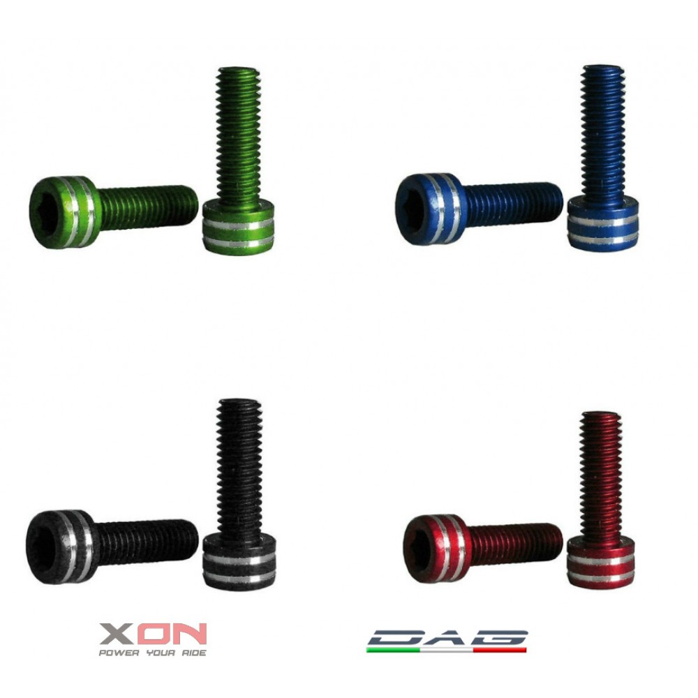 XON coppia viti ergal m5x15 anodizzato
